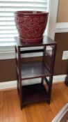 Ceramic Planter with Shelf
