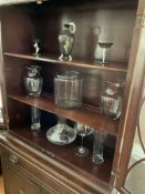 Contents of China Cabinet Clear Glass