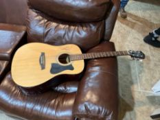Ibanez Acoustic Guitar signed by Charlie Daniels