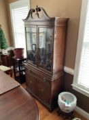 Antique Chippendale Style China Cabinet