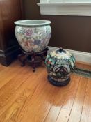Asian Style Planter with Stand 12 x 16