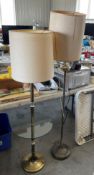 2 Floor Lamps