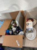 Assorted Mugs and Glassware