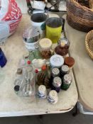 Lot of Vintage Salt and Pepper Shakers with Flour Sifters