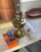 Vintage Oil Lamp with Extra Wicks