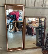 2 Wall Mirrors