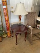 End Table with Lamp