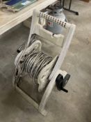 Metal Hose on Reel Cart