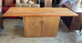 Wooden Desk/Cabinet