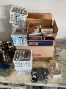 Lot of CDs, DVDs, and VHS Tapes