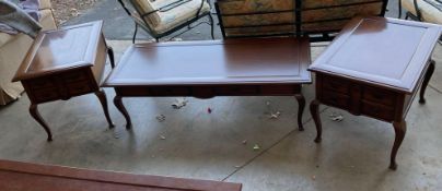 3 Pieces Living Room Table Set