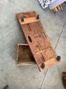 Vintage Wooden Crate and Creeper