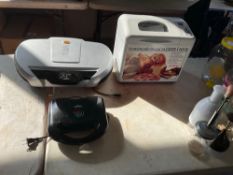 2 Electric Grills and Bread Machine