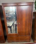 Vintage Wardrobe with Mirror