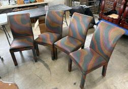 Set of 4 Upholstered Dining Chairs