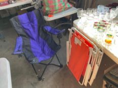 3 Folding Chairs