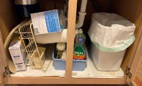 Under Sink Cleaning Supply Lot