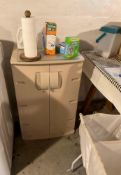 Laundry Supply Lot with Cabinet