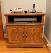 Oak Media Cabinet
