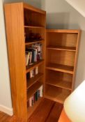 2 Wooden Bookcases