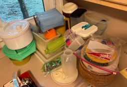 Large Group of Plastic Storage Containers