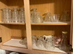 Cabinet Lot of Glassware