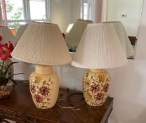 Pair of Ceramic Table Lamps