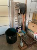 Gardening Lot and 6ft Aluminum Ladder