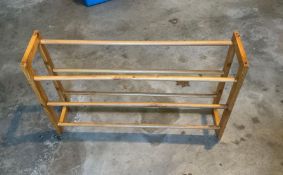 Wooden Shoe Rack