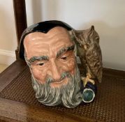Royal Doulton Merlin Signed Toby Jug