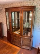 Lighted China Cabinet including Contents of Drawers