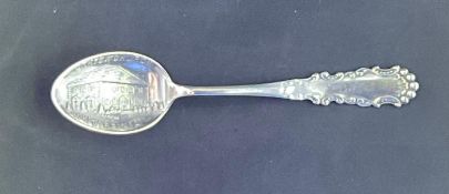 Sterling Silver Collectors Spoon Featuring Pohick Church, Virginia