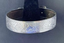 Buckle Style Clasp Hayward Sterling Silver Bracelet