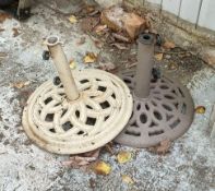 2 Patio Umbrella Bases