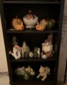 Lot of Figurines and Fall Decor