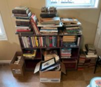 Vintage Books and Bookshelf
