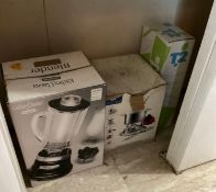 Waring Blender with Hand Mixer and Fondue Set