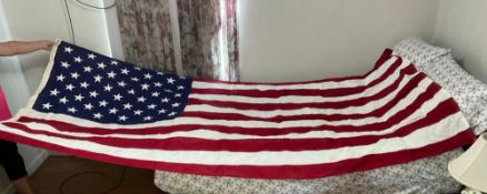 Vintage Cotton 50-Star American Flag