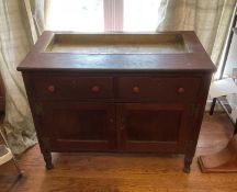 Antique Dry Sink Sideboard Cabinet
