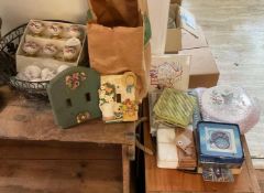 Decorative Doorknobs, Light Switch Covers, and Coasters