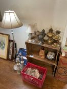 Vintage Oil Lamps and Other Lamps