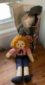 Vintage Raggedy Andy and Dippity Flip Doll