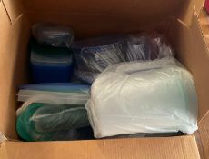 Group of Plastic Storage Containers