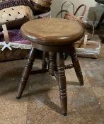 Antique Piano Stool