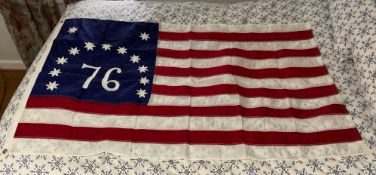 Vintage 1976 American Bicentennial Bennington Flag