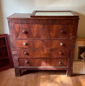 Antique Chest of Drawers with Mirror