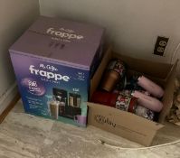 Mr. Coffee Frappe Machine with Tumblers and Traveling Mugs