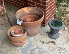 Group of Outdoor Planters