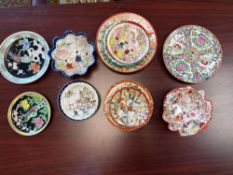 Assorted Handpainted Japanese Porcelain Plates