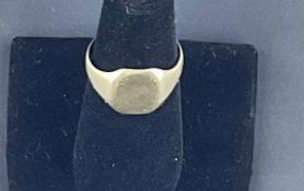 10k Yellow Gold Signet Ring